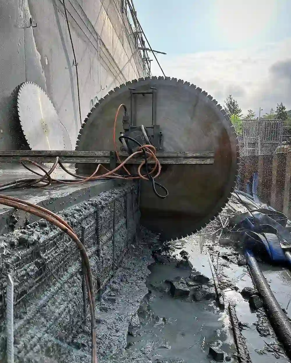 Betongsaging – Kjerneboring utført i Heggedal av 90 Grader AS